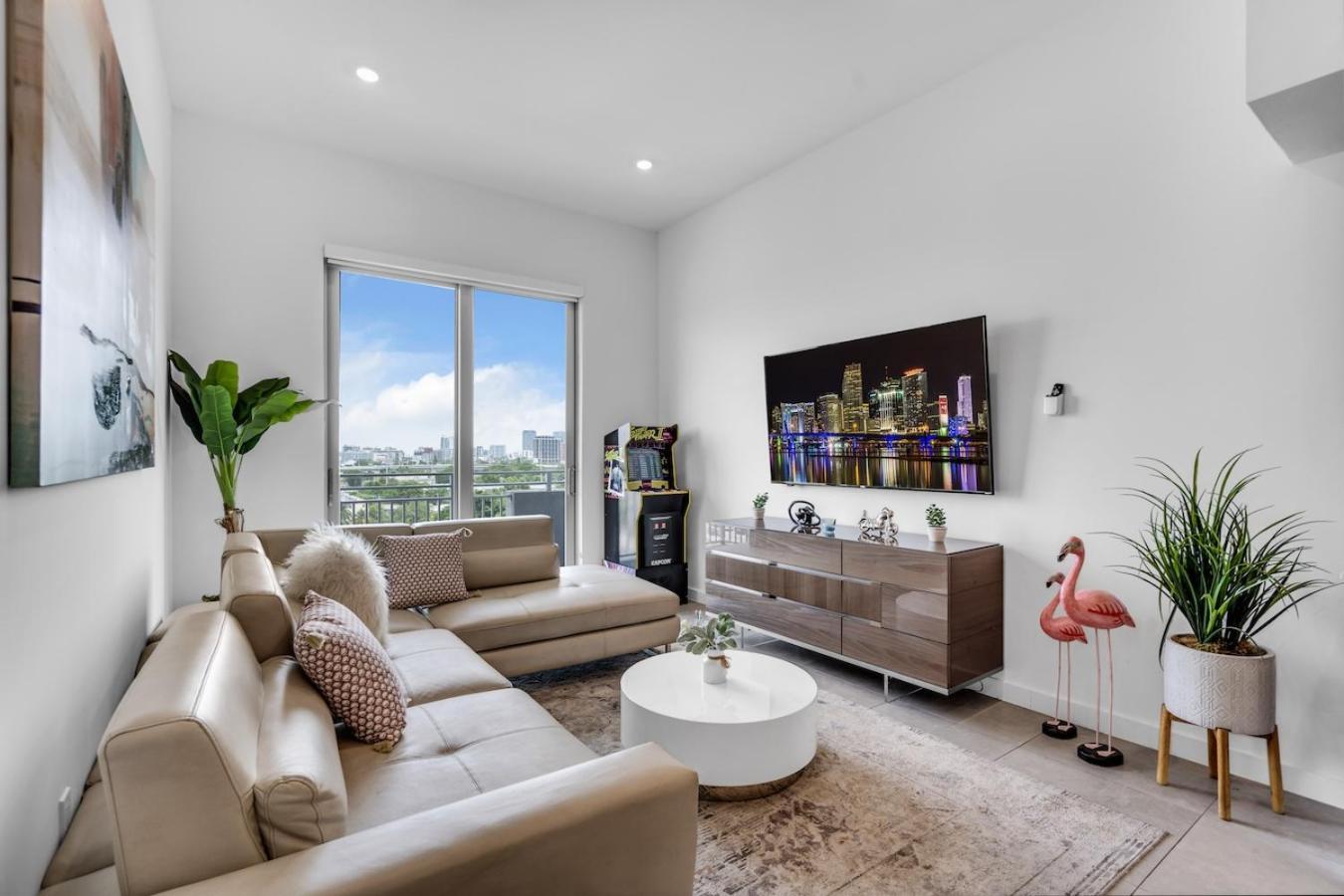 Apartament Urban Escape 3 Bed Unit Near Brickell And Wynwood Miami Zewnętrze zdjęcie